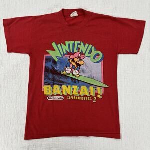 Vintage 90s Super Mario Bros 2 Nintendo Kids T-Shirt L 14-16